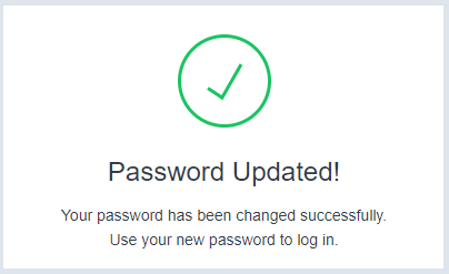 Password Chaanged